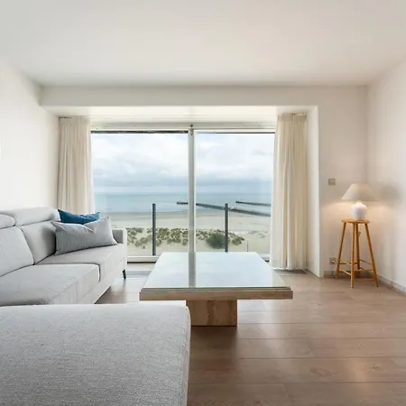 Zeedijk App Met Panoramisch Uitzicht Op Pier - 6p Nieuwpoort